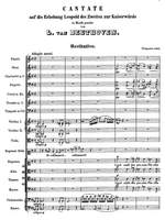 Beethoven, Ludwig van : Cantata on the Exaltation of Leopold II. to Emperorship WoO 88 for soli, choir and orchestra Product Image
