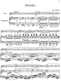 Puchat, Max: Sonata for violin and piano in D major
