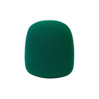 On stage microphone windsreen - green