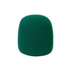 On stage microphone windsreen - green