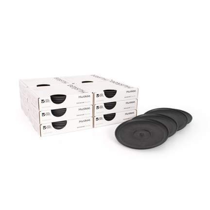 12x HuskeeCup Saucer 4-pack - Charcoal