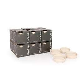 12x Universal HuskeeCup Lid 4-pack - Natural