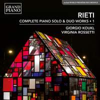Vittorio Rieti: Complete Piano Solo & Duo Works, Vol. 1