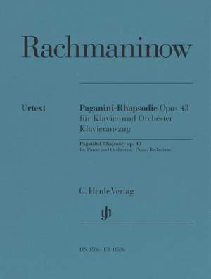 Rachmaninoff: Rapsodie sur un thème de Paganini Op. 43