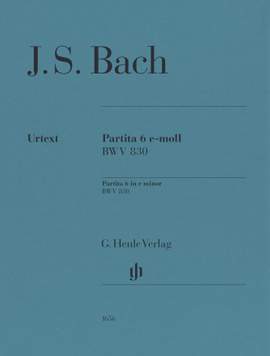 Bach, JS: Partita No. 6 in E minor BWV 830