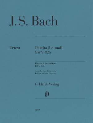 Bach, JS: Partita No. 2 in C minor BWV 826