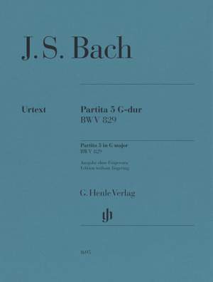 Bach, JS: Partita No. 5 in G major BWV 829