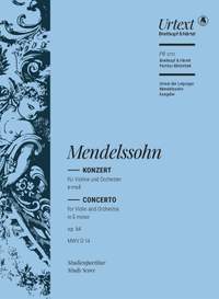 Mendelssohn: Violin Concerto in E minor Op. 64 MWV O 14