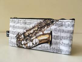 Schlampermäppchen Saxofon