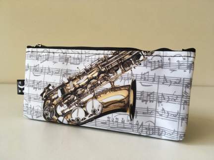Schlampermäppchen Saxofon