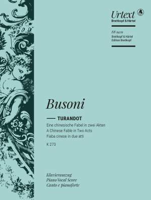 Busoni, Ferruccio: Turandot K 273