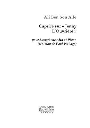 Ali Ben Sou-Alle: Caprice sur "Jenny l'Ouvrière"