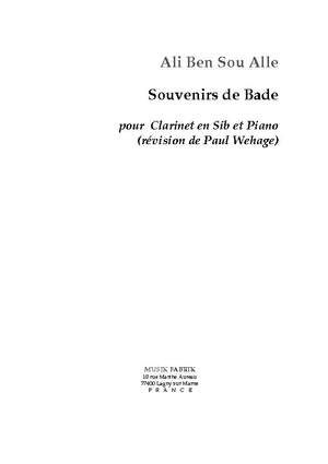 Ali Ben Sou-Alle: Souvenirs de Bade