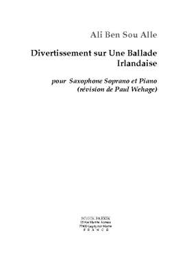 Ali Ben Sou-Alle: Divertissement sur une Ballade Irlandaise
