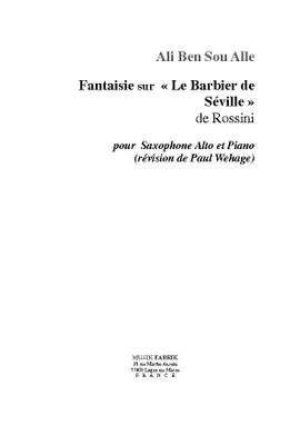 Ali Ben Sou-Alle: Fantaisie sur "Le Barbier de Séville" de Rossini