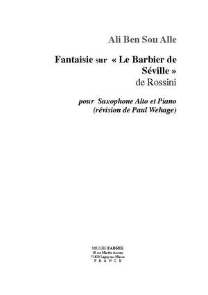 Ali Ben Sou-Alle: Fantaisie sur "Le Barbier de Séville" de Rossini
