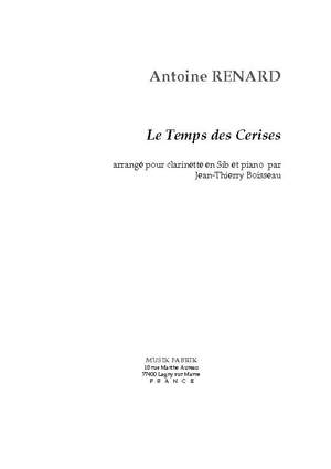 Antoine Renard/J. Th. Boisseau: Le Temps des Cerises