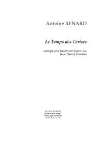 Antoine Renard/J. Th. Boisseau: Le Temps des Cerises