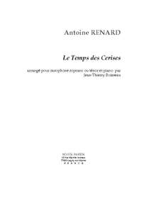 Antoine Renard/J. Th. Boisseau: Le Temps des Cerises