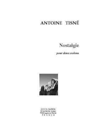 Antoine Tisné: *Nostalgie