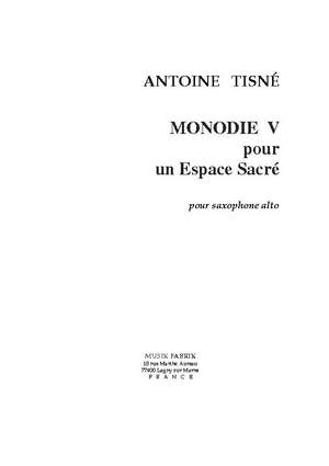 Antoine Tisné: Monodie 5