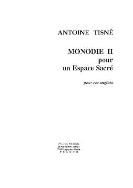 Antoine Tisné: Monodie 2