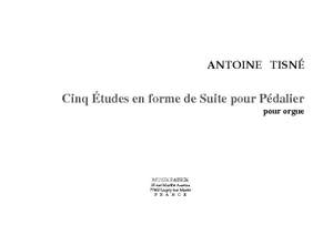 Antoine Tisné: Cinq études pour pédalier