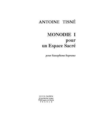 Antoine Tisné: Monodie 1
