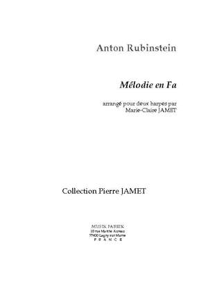 Anton Rubinstein/M.C. Jamet: Melody en Fa