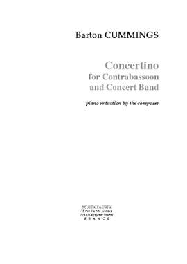 Barton Cummings: Concertino for ContraBasson