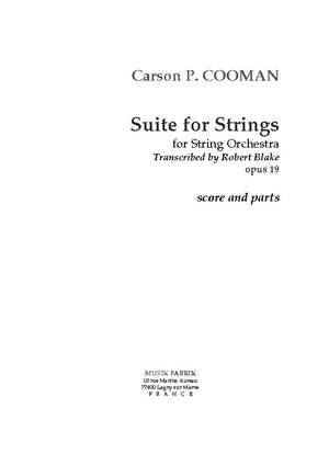 C.P. Cooman/Orch Blake: Suite pour cordes