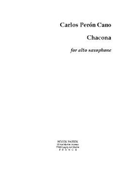Carlos Perón Cano: Chacona