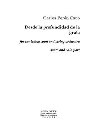 Carlos Perón Cano: Desde la profondidad de la gruta