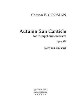 Carson Cooman: Autumn Sun Canticle