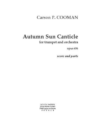 Carson Cooman: Autumn Sun Canticle