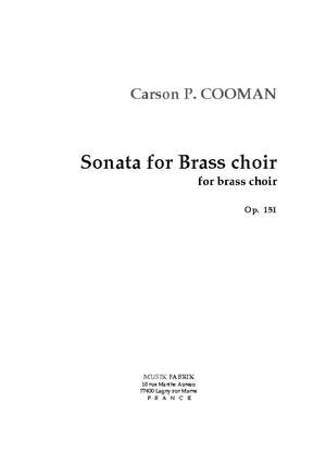 Carson Cooman: Sonate pour ensemble de cuivres