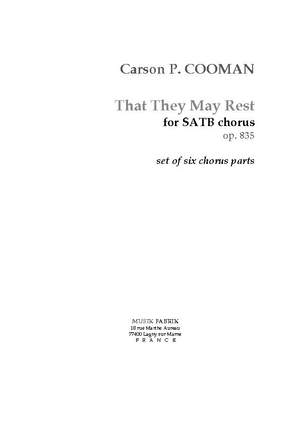 Carson Cooman: That They May Rest