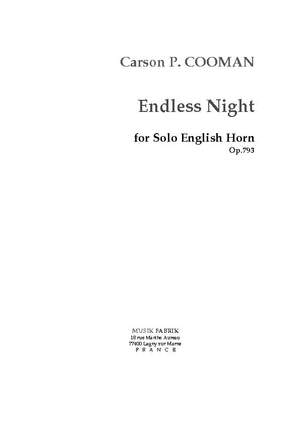 Carson Cooman: Endless Night