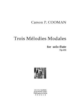 Carson Cooman: Trois Melodies Modales