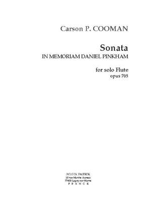 Carson Cooman: Sonata in memoriam Daniel Pinkham