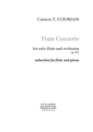 Carson Cooman: Flûte Concerto - Réduction pour Piano et Partie soliste