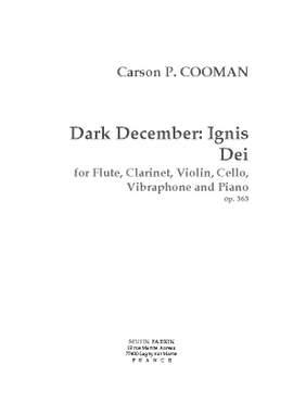 Carson Cooman: Dark December : Ignis Dei