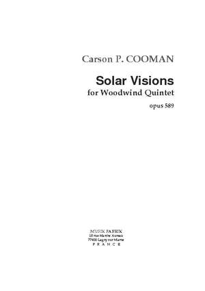 Carson Cooman: Solar Visions