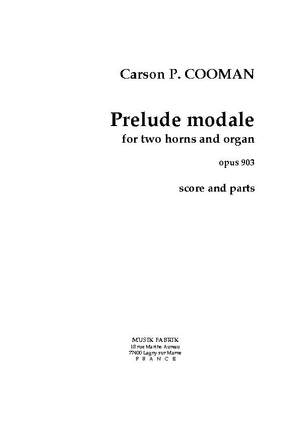 Carson Cooman: Prelude modale