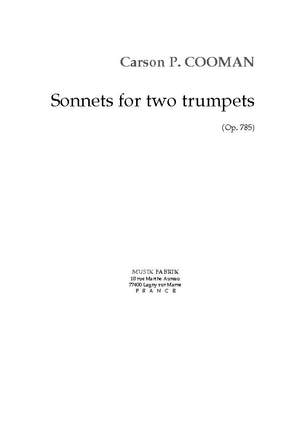 Carson Cooman: Sonnets for Two Trumpets