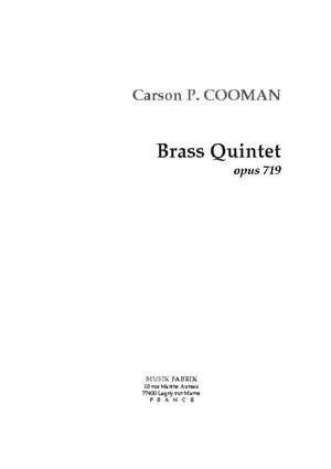 Carson Cooman: Brass Quintet
