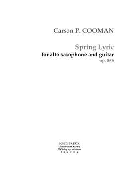 Carson Cooman: Spring Lyric