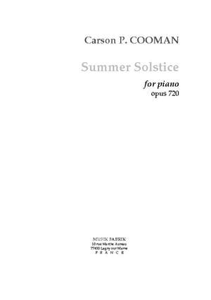 Carson Cooman: Summer Solstice