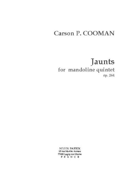 Carson Cooman: Jaunts