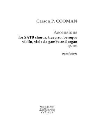 Carson Cooman: Ascensions (latin tx de Jakob Balde)